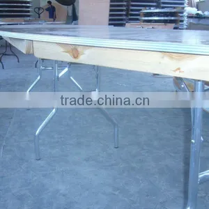 Wood Wedding Bar Height Folding Table thumbnail-1