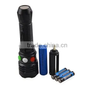 Rechargeable Signal LED Flashlight / Traffic LED Flashlight Rechargeable With Clip thumbnail-6