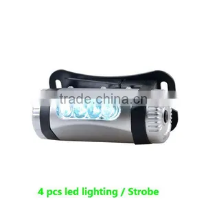 Plastic Body Running Activity LED Light Headlamp With 4 LEDs thumbnail-6