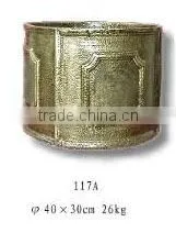 Cast Iron Flowerpot, Handicraft Garden Decoration thumbnail-1