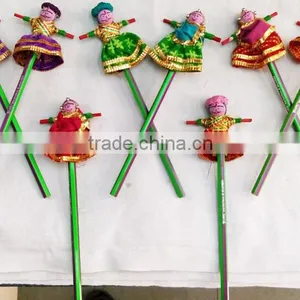 Indian Handmade Puppet With Pencils for Kids thumbnail-1