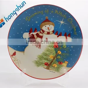 Christmas White Porcelain Dinner Plate Ceramic Dinnerware Plates thumbnail-5