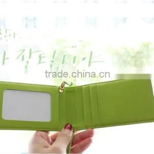 Bifold Leather Ladies Credit Card Wallet Womens Credit Card Holder thumbnail-1