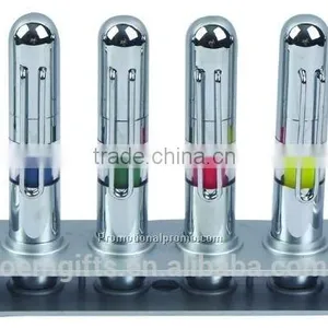 Promotional 4PCS Standing Highlighter Set Textmarker Set thumbnail-1