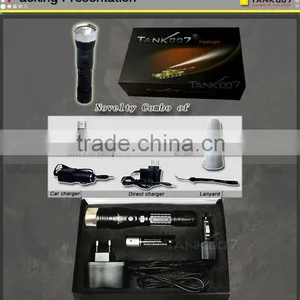 Waterproof Performance 5 Modes Led Flashlight Rechargeable Torch TC07 thumbnail-1