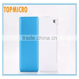 2016 Colorful Slim Portable 3200mAh Power Bank With Usb Micro Cable thumbnail-2