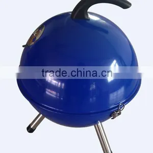 Outdoor Barbecue Charcoal Grill With Smoke Free thumbnail-1