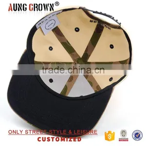 Camo Cheap Snapback,camo Brim Snapback Cap,6 Panel Flat Bill Snapback Cap thumbnail-6