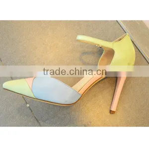 Ice Cream Color Sweet Girls Summer Sandals Ankle Strip Low Heel Girls Dating Shoes Soft Girls Dress Shoes thumbnail-3