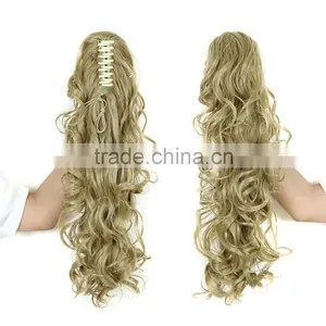 Ponytail Synthetic Hair Curly Style Many Colors Possible thumbnail-1