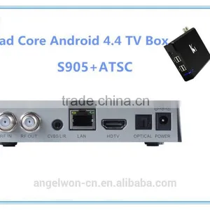 Android 5.1/6.0 TV Box 1G 8G 1080p STB Hybrid Set Top Box Wifi TV Smart Box S905 ATSC TV Receiver Box thumbnail-3
