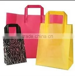 PE Plastic Carrier Bags With Flat Handle thumbnail-1