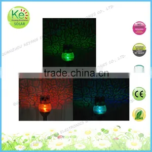 Glass Ball With Animal Head Solar Garden Path Light thumbnail-3