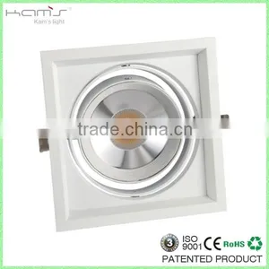 2015 Designer Square LED Downlight AR111 COB 15W Adjustable thumbnail-1