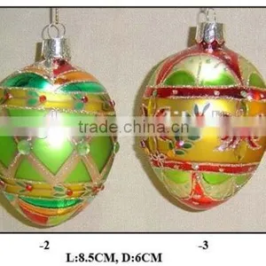 Hanging Colourful Glass Eggs for Easter Decorations thumbnail-1