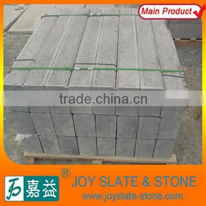 Natural Bush Hammered Limestone Treads thumbnail-1