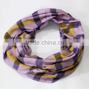 Patch Infinity Scarves Loop Scarves Super Soft Circle Scarf thumbnail-1