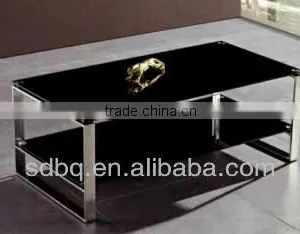 Foshan Factory Price Modern Office Table Design/tempered Glass Coffee Table/glass Tea Desk PT-T002 thumbnail-1