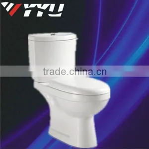 Sanitary Ware Bathroom wc Toilet Ceramic Washdown s Trap p Trap Two Piece Toilet China Supplier Cheap Toilet on Sale Y802 thumbnail-1