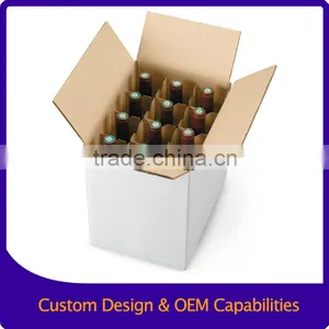 Wine Glass Bottle Packaging Boxes With Deviders thumbnail-2