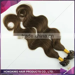 Cheap Real Human Hair Extensions Micro Loop Hair Extension Micro Links Hair Extension thumbnail-3