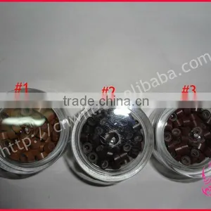 200pcs Per Box Wholesale High Quality Micro Links Beads Micro Beads Hair Extension Tools thumbnail-1