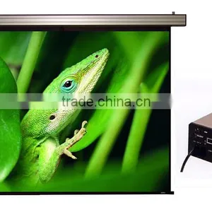 200 Inch High Quality Large Electric Projection Screen/ Motorized Projector Screen Quality Choice thumbnail-6
