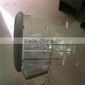Acrylic Contemporary Clear Counter Bar Stools thumbnail-4