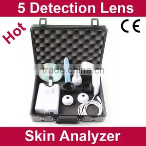 HOT!! 5 Detection Lens Boxy Skin and Hair Analyzer/skin Analyzer Machine thumbnail-1