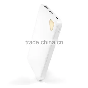 10000mAh Dual USB Ports External Charger Li-polymer Power Bank QC 2.0 With CE GCC ROHS thumbnail-3