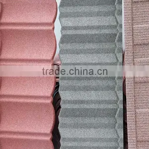 Colors Classical And Roman Type Stone Coated Roof Tile thumbnail-2
