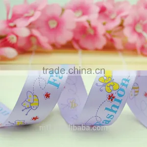 Mutli Color Custom Printed Ribbon Satin for Sale thumbnail-1