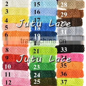 7cm Crochet Elastic Baby Headband on Sale, New Baby Girl Elastic Rayon Waffle Head Wraps thumbnail-1