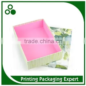 ELEGANT BOUTIQUE PAINTING PRINTING FLOWER CARDBOARD GIFT PAPER BOX thumbnail-4
