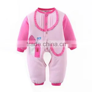 Warm Baby Rompers Pink Blue Yellow Newborn Turkey Wholesale Children Clothes thumbnail-6
