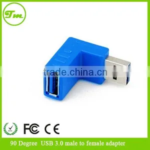 Male to Female 90 Degrees Right Angle USB 3.0 Conversion Adapter thumbnail-1