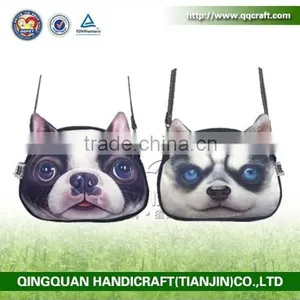 Aimigou Wholesale Popular Animal Shape Dog Face Lady Bags Haversack thumbnail-4