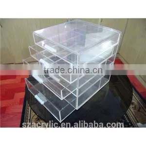 5 Tiers Clear Acrylic Makeup Drawer Organizer thumbnail-1