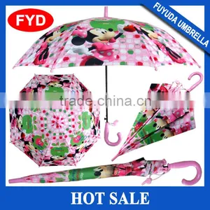 19inch Many New Heat Transfer Cartoon Character School Girl Umbrella thumbnail-1