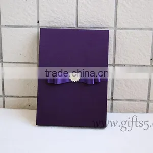 Luxury Elegant Purple Wedding Gift Box Wedding Invitation Box thumbnail-2