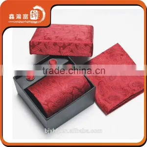 XHFJ Famous Brand Different Shaped Fancy Paper Tie Box Hot Sale Hard Tie Gift Boxes thumbnail-3