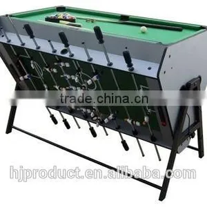 Factory Promotion 4' Modern Style 3 in 1 Multi Games Table. Soccer Table, Air Hockey Table, Billiard Table. thumbnail-1