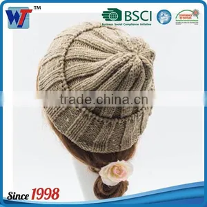 Custom Loosely Cap Hat Long Acrylic Beanie Knit Hat Winter Hat thumbnail-3