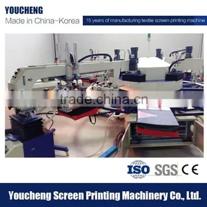 Water Based Ink Type and Screen Printing Type Textile Screen Printing Equipment thumbnail-5