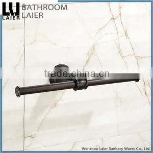 Furniture Double Posts Zinc Alloy ORB Finishing Bathroom Accessories Wall Mounted Toilet Paper Holder thumbnail-3