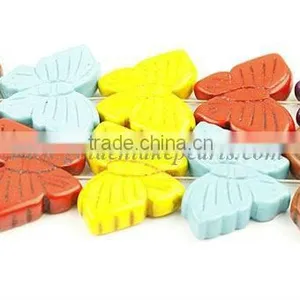 Gemstone Synthetic Turquoise Beads thumbnail-1