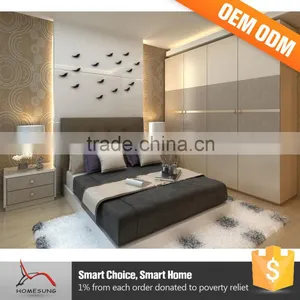 Homesung Bedroom Furniture Assemble Wardrobe Almirah Closet Furniture Wooden Wardrobes thumbnail-1