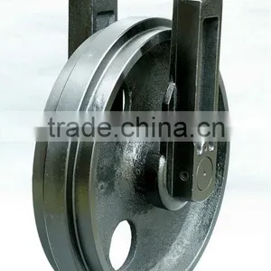 Forging PC100 Excavator Parts Front Idler Assy thumbnail-1