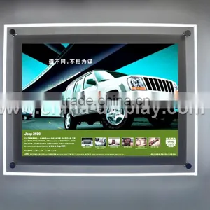 Advertising Acrylic Slim Light Box Crystal Led Display Holder a4 thumbnail-1