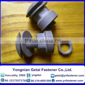 Hot Dip Galvanized Guardrail Bolt With Nut and Washer / Fence Bolt thumbnail-5